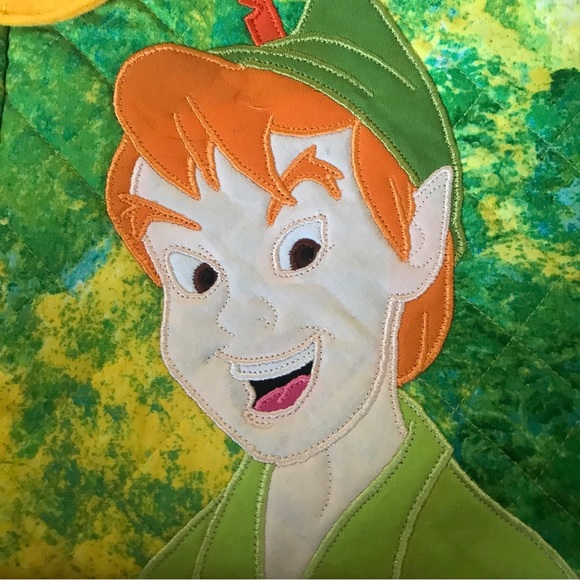 Quilted Peter Pan crossbody shoulder handbag purse Disney - Picture 8 of 9